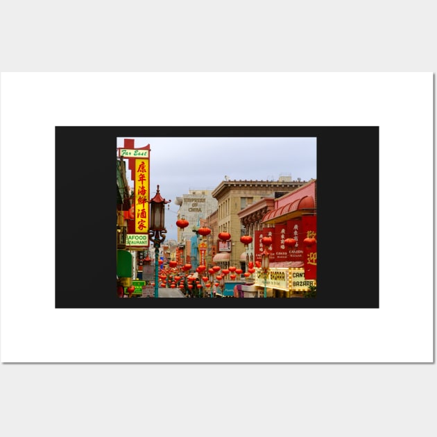 Chinatown San Francisco Wall Art by softbluehum